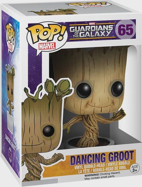 Funko. First POP Bobble: Marvel: Guardians O/T Galaxy: Dancing Groot — Sports, Hobby & Leisure