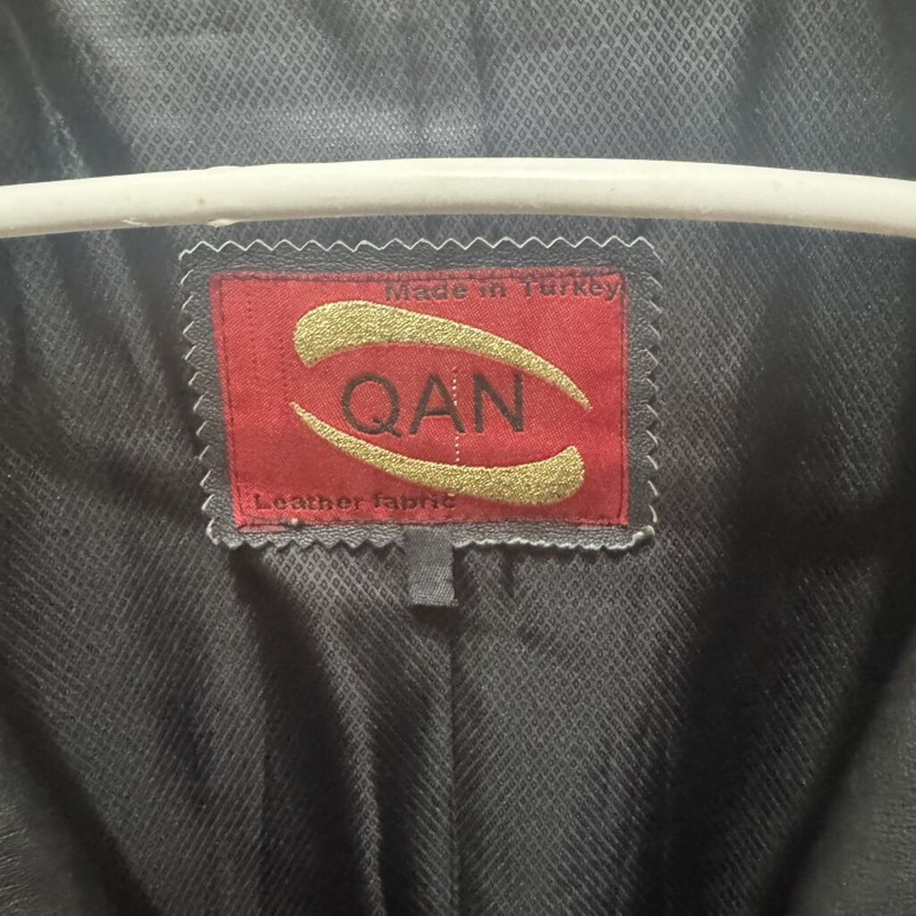 QAN markalı qadin üçün dəri pencək - Material: 100% həqiqi dəri (Real — Kurtkalar, Qusar (3)