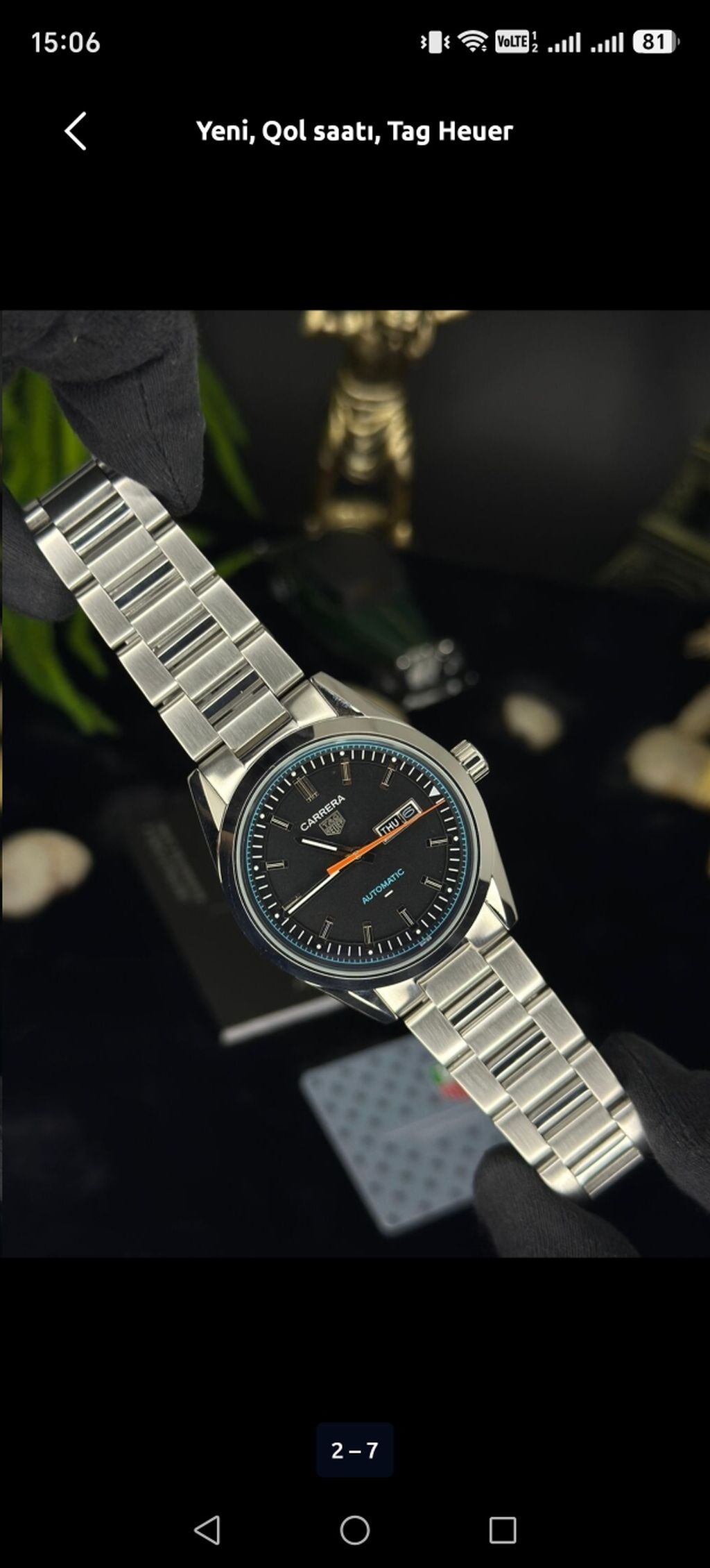 Yeni, Qol saatı, Tag Heuer, rəng - Göy — Qol saatları, Bakı (4)