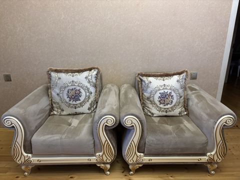 Klassik üslubda salon dəsti - Tərkib: 1 dordlu divan + 2 ədəd iri — Mehdiabad