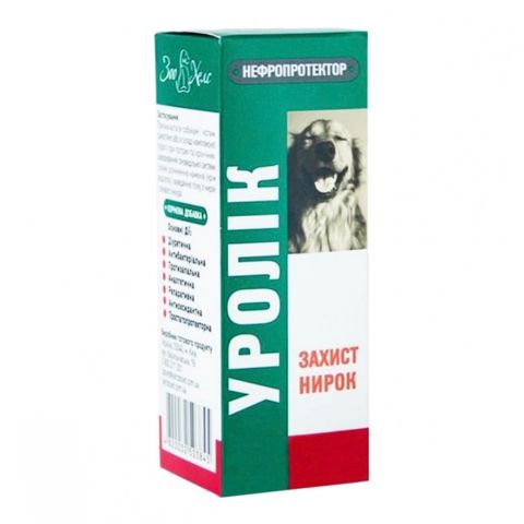 İtlər və pişiklər üçün suspenziya ЗооXелс Уролик, böyrək xəstəliyi üçün, iltihab əleyhinə, 50 ml — Bakı
