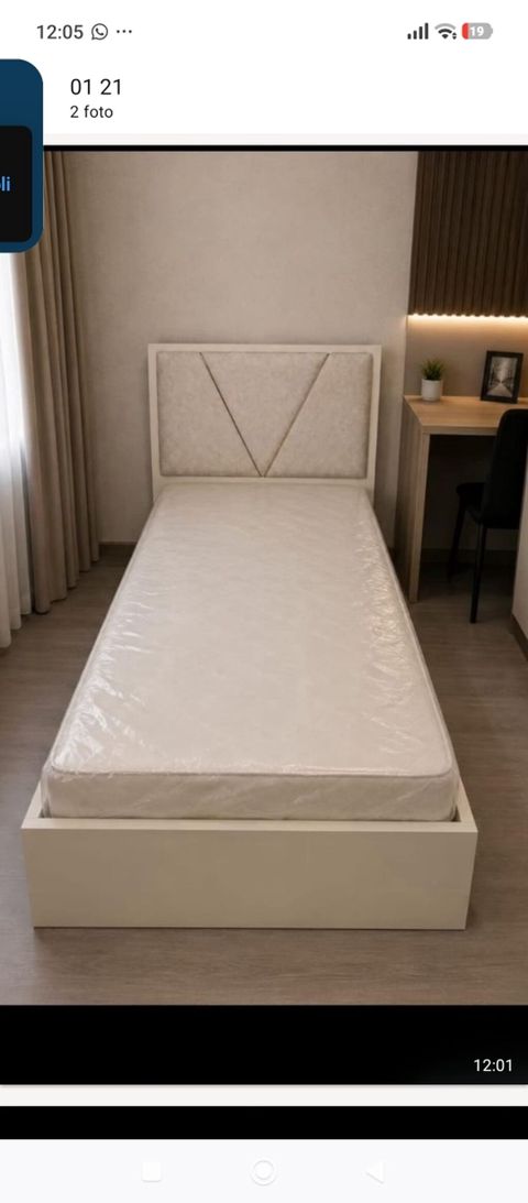 Yeni, Təknəfərlik çarpayı, Bazasız, Matras ilə, Siyirməsiz — Bakı
