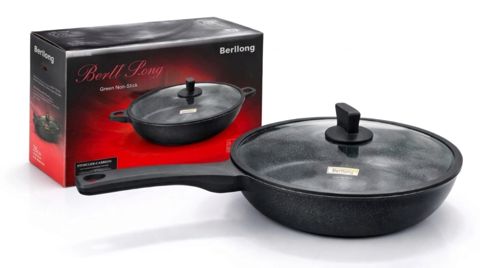Tava Berllong AA-771929, alüminium, yapışmayan örtük, qara, 24 sm — Bakı