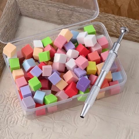 Ombre effekti üçün süngər dəsti tutucu qələm ilə1009 — Bakı