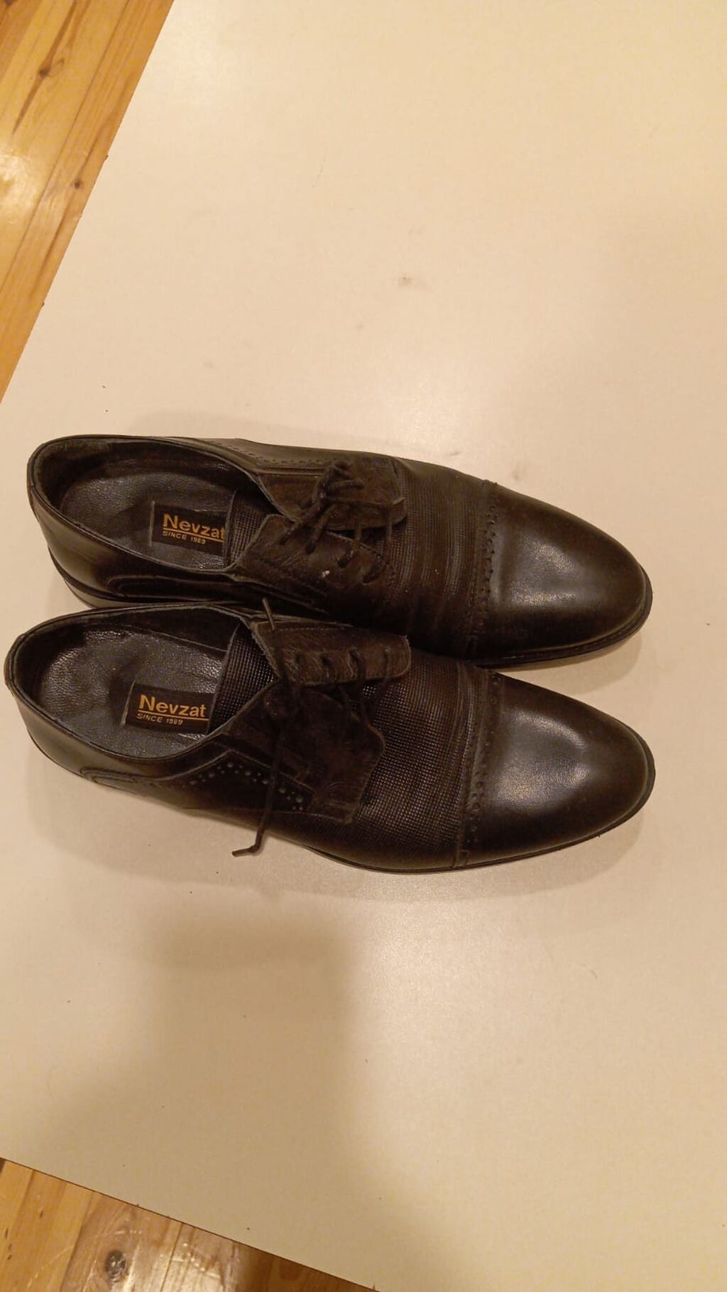 Nevzat brendinin klassik kişi ayaqqabısı - Model: kap-toe, bağlamalı — Ayakkabılar, Digah (3)