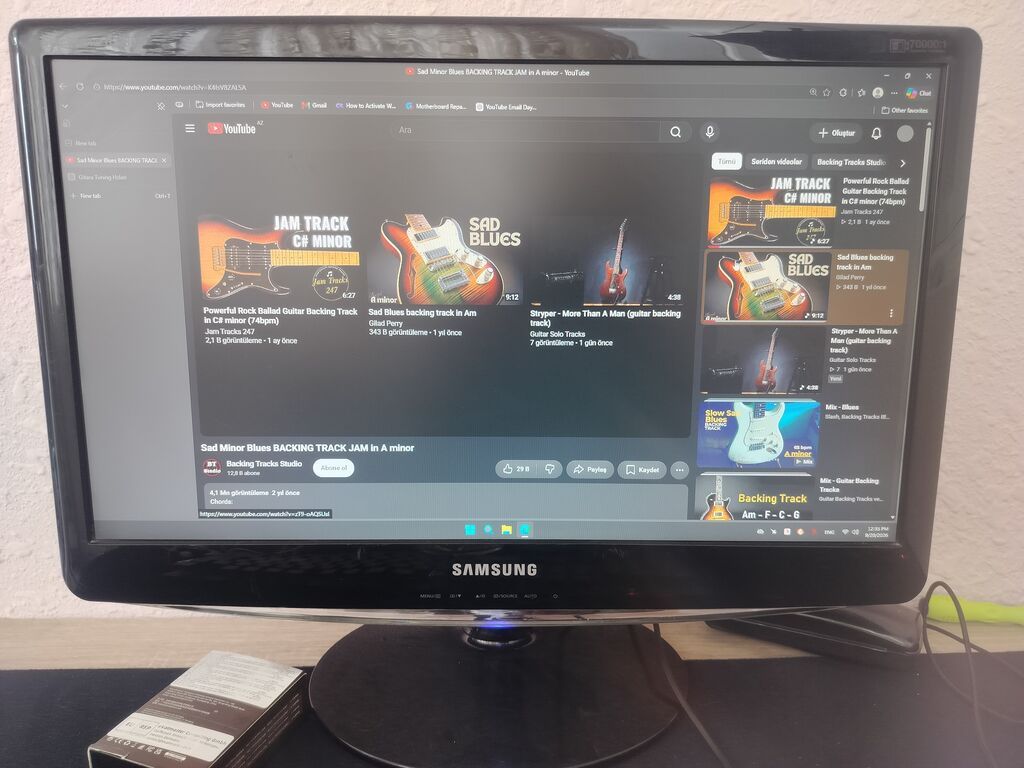Samsung 21 inch monitor hd — Monitorlər, Pirəkəşkül (3)