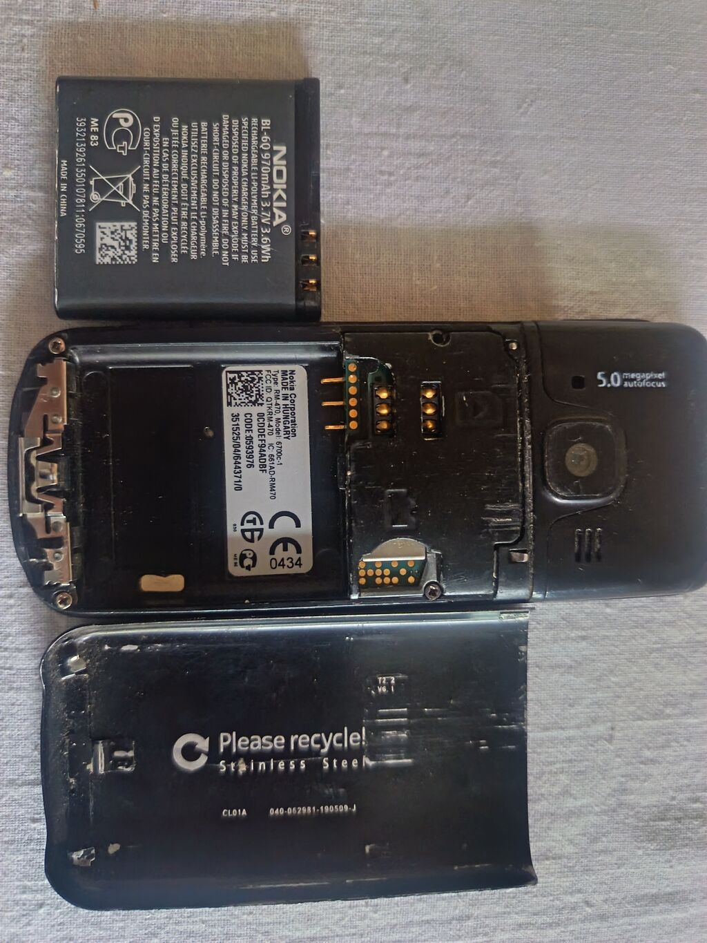 Nokia 6700 Slide, 4 GB, rəng - Qara, Düyməli — Nokia, Masazır (5)