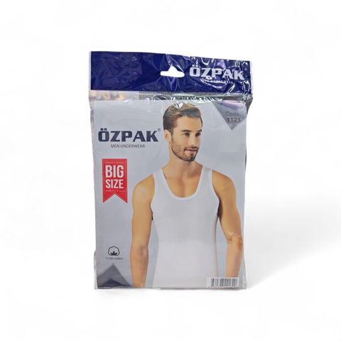 Mayka kişilər üçün Özpak 1121, ağ, pambıq, ölçü 4XL — Bakı