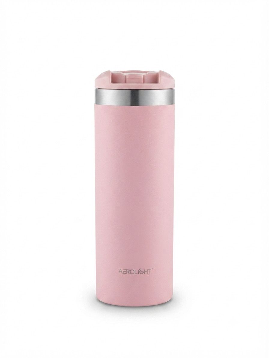 Termo fincan No Brand, 470 ml, paslanmayan polad, çəhrayı — Mallar, Bakı (3)
