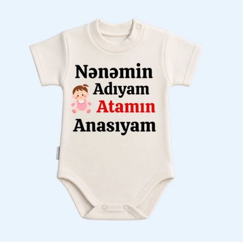 Yenidoğulanlar üçün bodi A-056, ağ, pambıq, ölçü 6-9 ay — Bakı