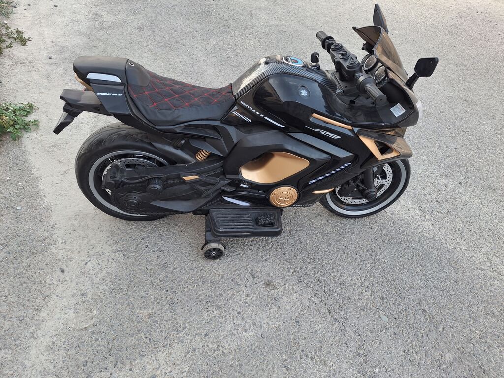Uşaq üçün elektrikli motosiklet – sport dizayn - Model: JM-318B — Oyuncaq nəqliyyatı, Qobustan (2)