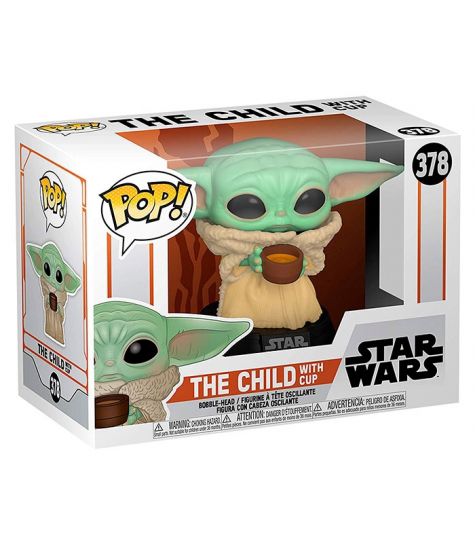 Funko. First POP Star Wars:Mandalorian- The Child w/cup — Спорт, хобби, отдых