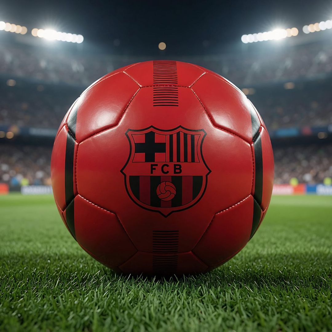 Futbol topu xan2 Barcelona, Qırmızı, ölçü 5 — Mallar, Bakı