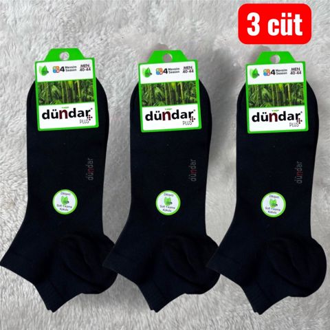 Kişilər üçün сorab dəsti 6550, bambuk, ölçü 40-44, qara, 3 cüt — Bakı