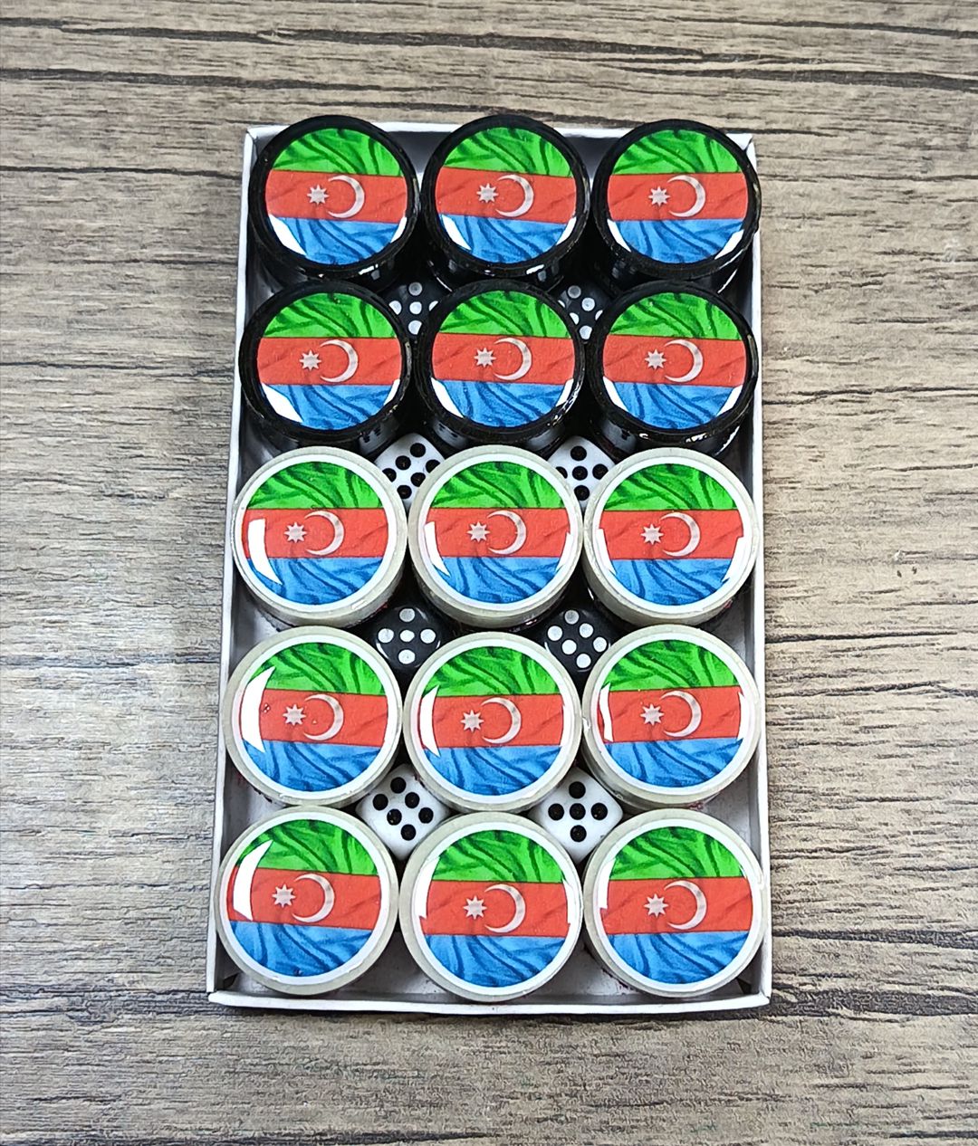 Nərd üçün daşlar No brand, Mərmər, 14.5 sm, 8.5 sm — Mallar, Bakı (3)