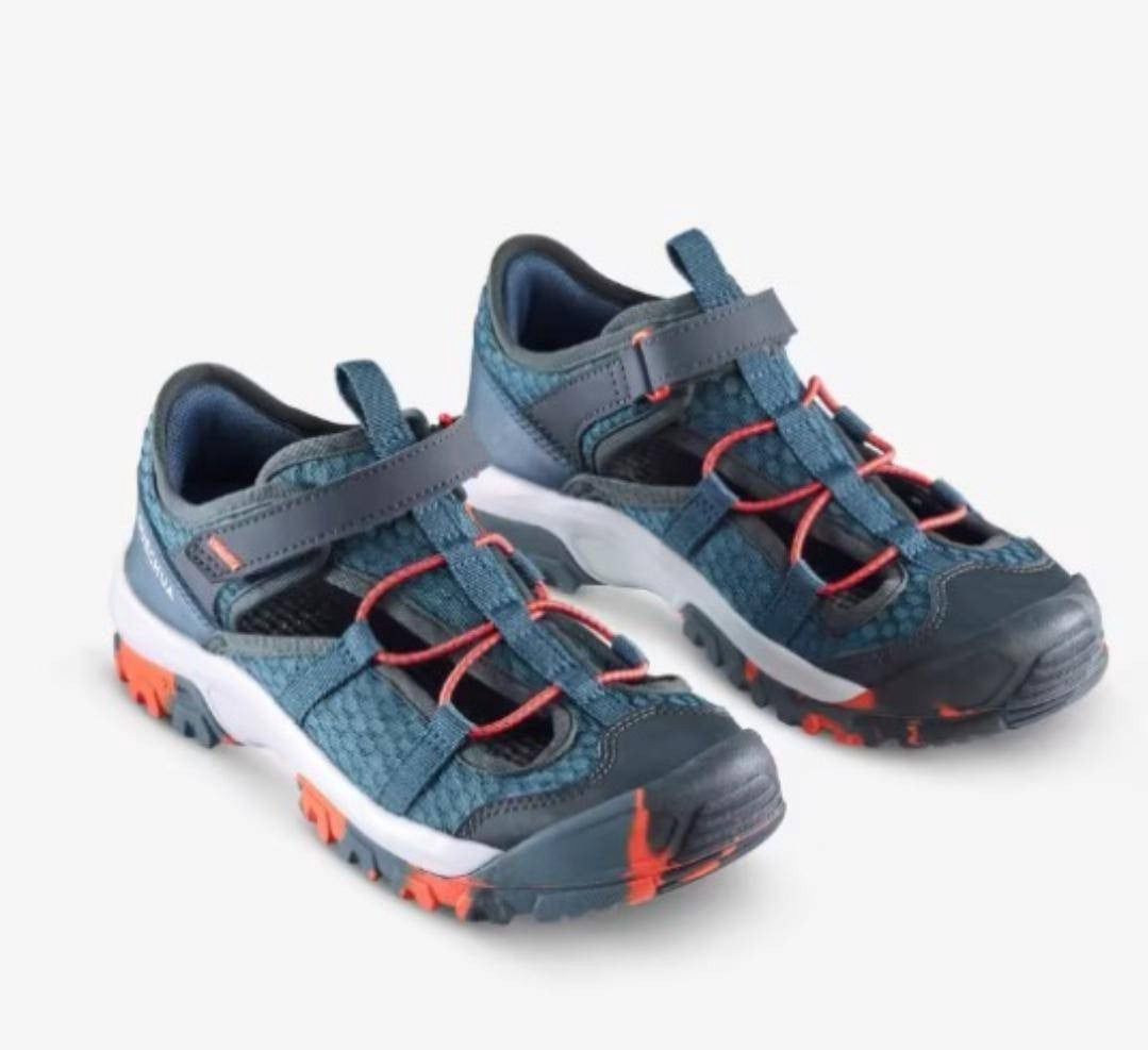 Oğlanlar üçün səndəllər Decathlon Quechua 8927375, göy, parça, ölçü 34-35 — Mallar, Bakı