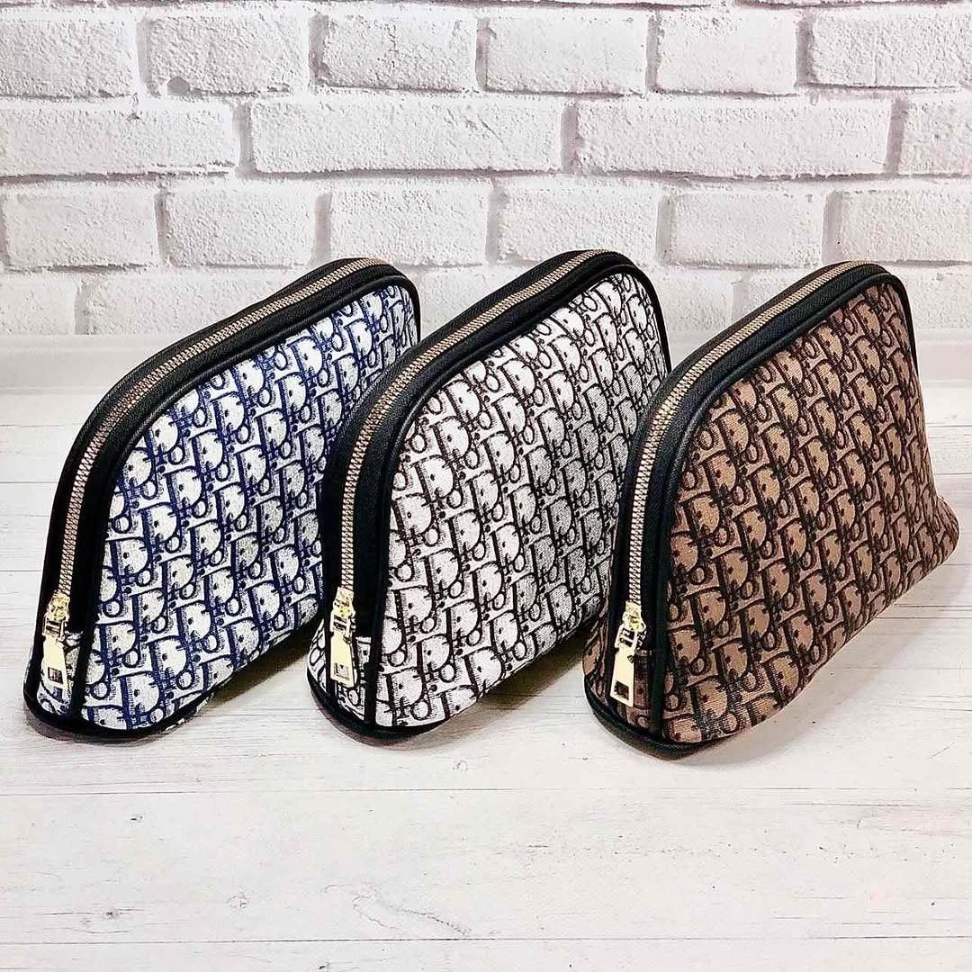 Kosmetik Çanta Ağ-Qara 14x24 sm — Mallar, Bakı (2)