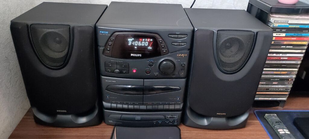 Philips FWM330 Mini Hi-Fi Music Center - 3 hissəli komplekt: əsas — Akustik sistemlər, Bakı