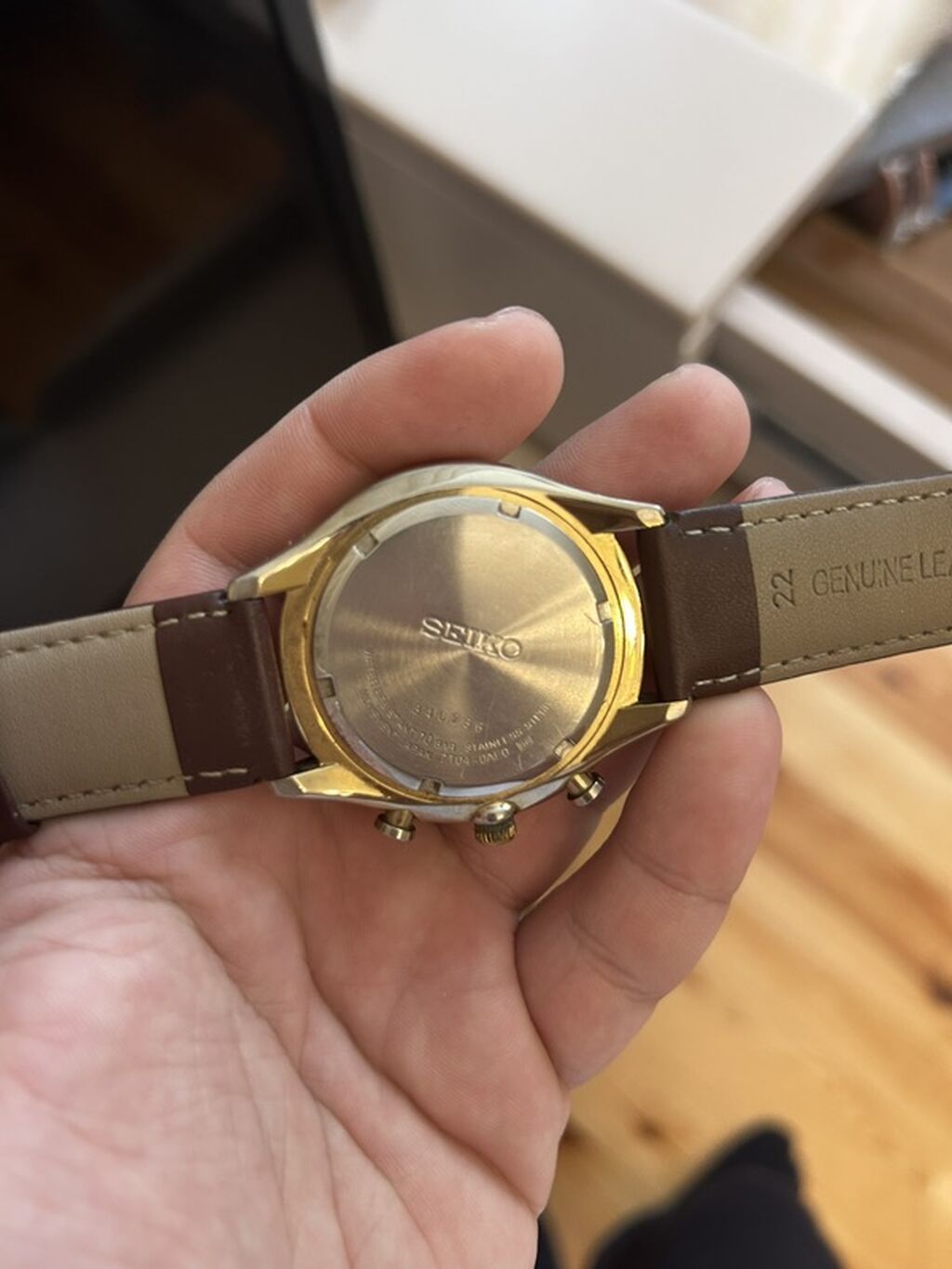 Seiko xronoqraf kişi saatı - Brend: Seiko - Mexanizm: Kvars — Qol saatları, Bakı (2)