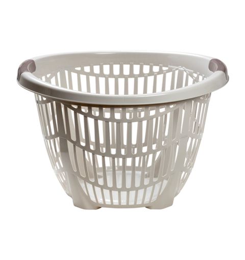 Çamaşır üçün səbət Stars Plast, plastik, ağ, 35 L — Bakı