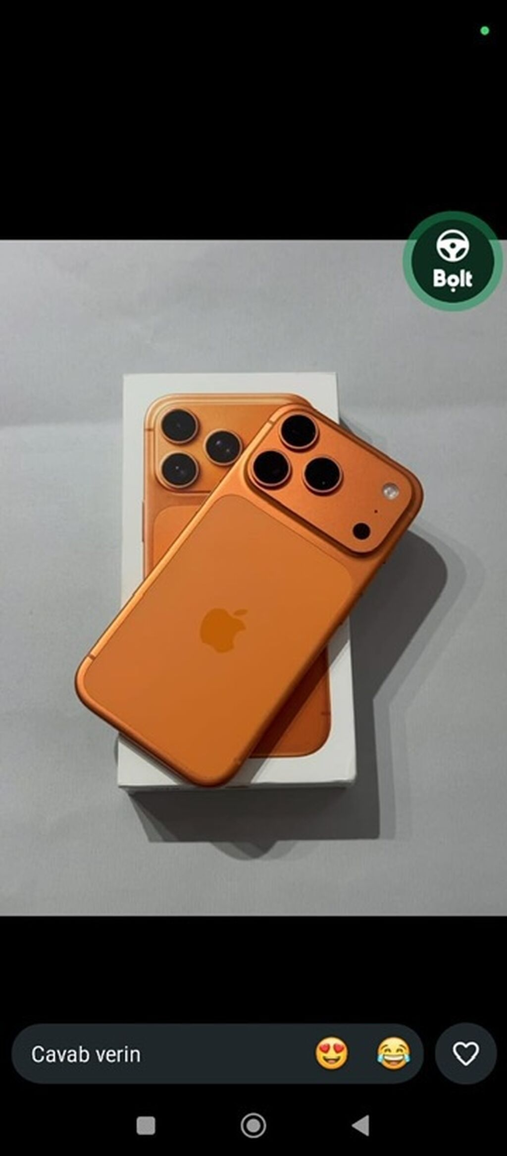 IPhone 17 Pro Max, 256 GB, Narıncı — Apple iPhone, Bakı (2)