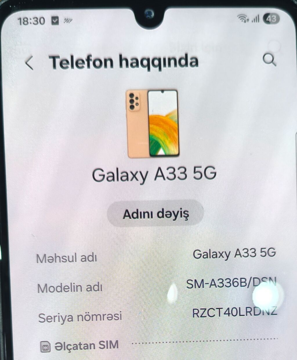 Samsung Galaxy A33 5G, rəng - Qara, İki sim kartlı — Samsung, Bakı (4)