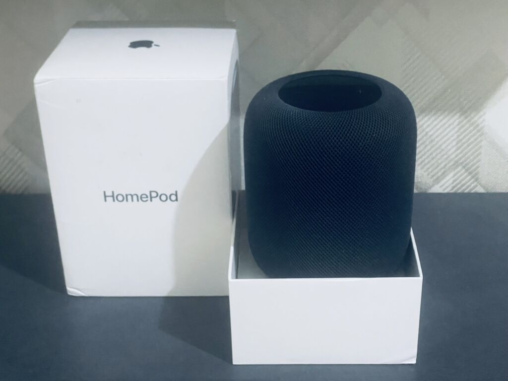 Apple HomePod 2 ən son versiya (midnight rəng) az işlənib ideal — Səs texnikası, Bakı (2)