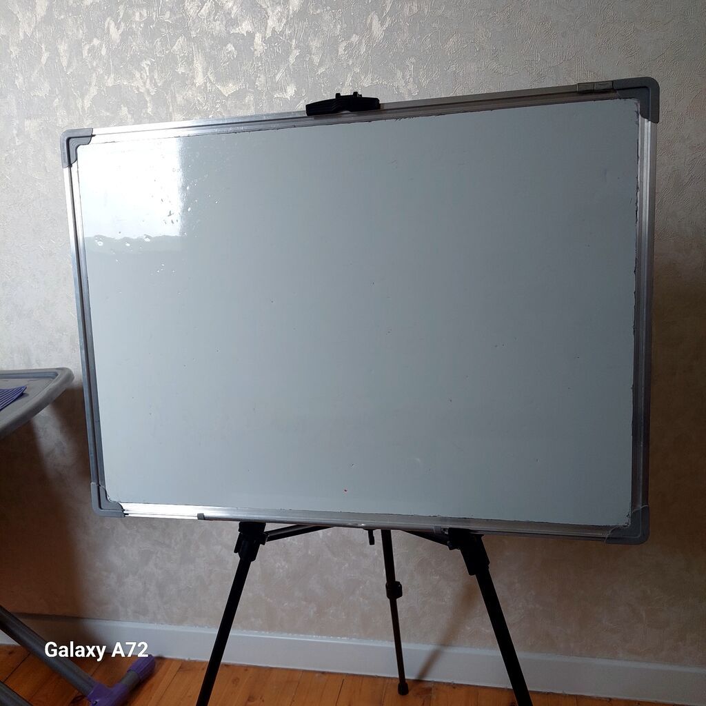 Maqnitli marker taxtası tripod altlıqlı - Yazılıb-silinən ağ lövhə — Ofis malları, Digah (2)
