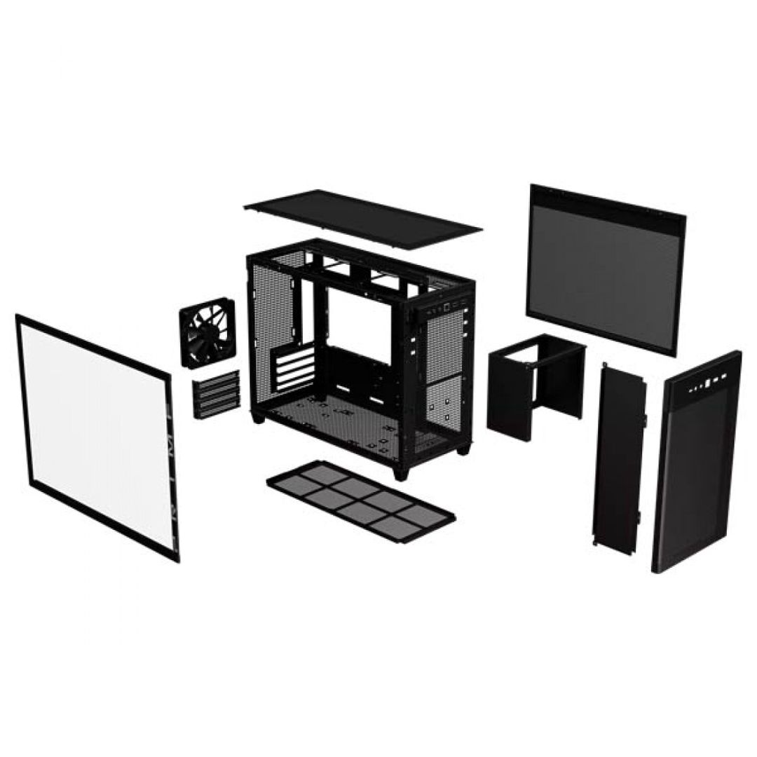 ASUS Prime AP201 Tempered Glass MicroATX Case — Korpuslər, Bakı (5)