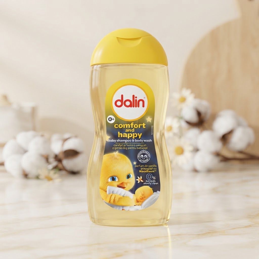 Uşaq şampun-duş güli Dalin Comfort and Happy, 200 ml — Mallar, Bakı