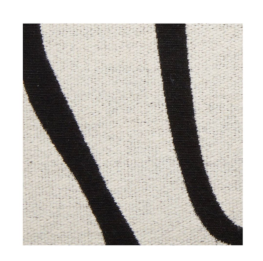 Dekorativ yastıq Jysk Hvitveis 45x45 sm, polyester/pambıq/vizkoz, kətan/qara — Mallar, Bakı (2)