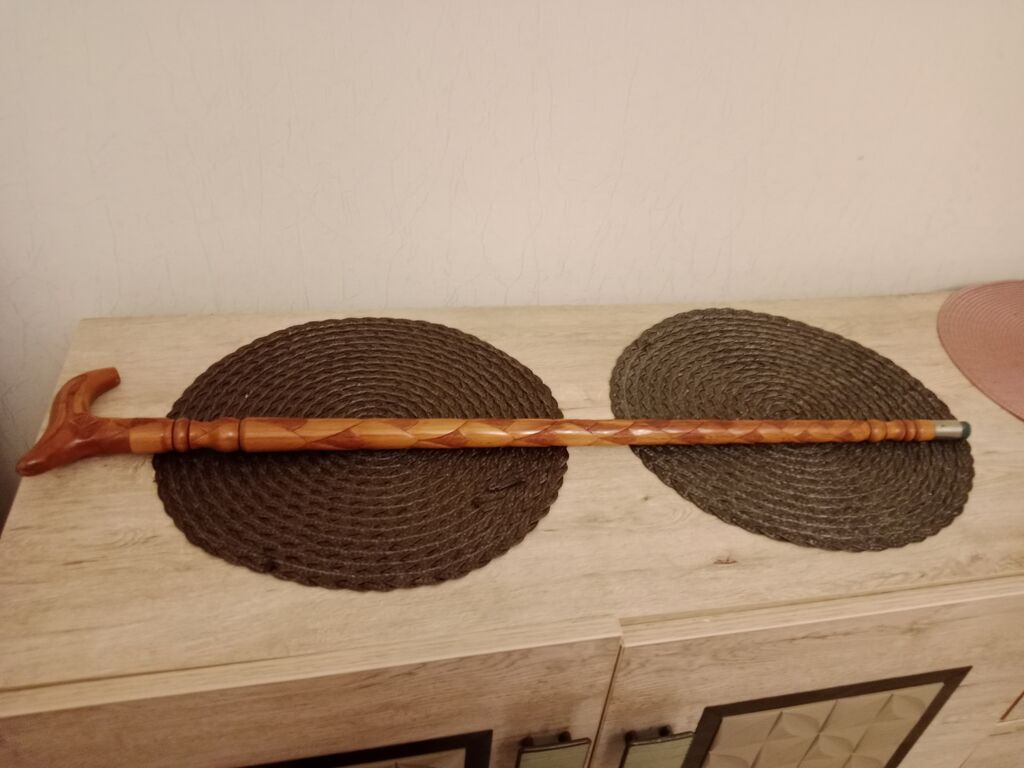 Taxta əl dəyənəyi - Material: bərk ağac - Rəng: təbii ağac tonu — Kürəklər və yürüyüş aparatları, Digah