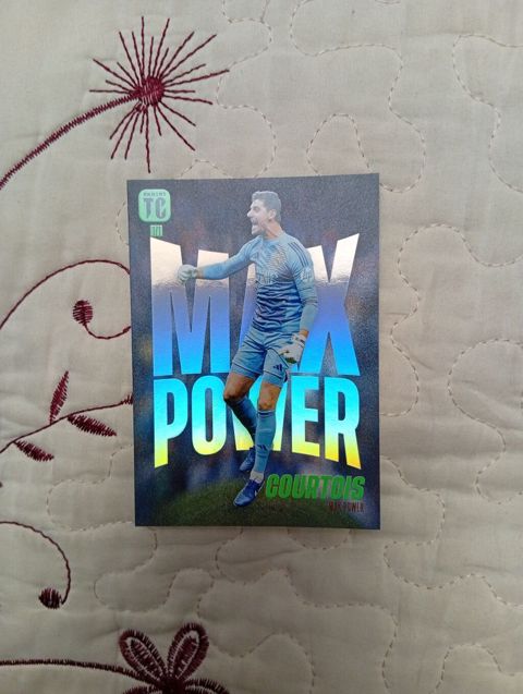 Panini “Top Class” kolleksiya kartı – Thibaut Courtois “MAX Power” — Bakı