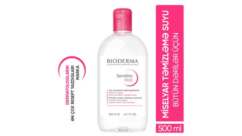 Miselyar su Bioderma H2O Sensibio, 500 ml — Bakı