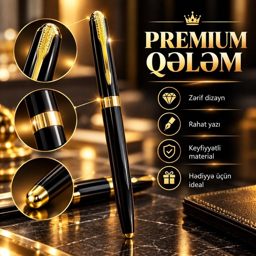 Premıum Qələm – zəriflik və rahat .Məllimələr gununə ozəl hədiyyə — Ofis malları, Bakı (6)