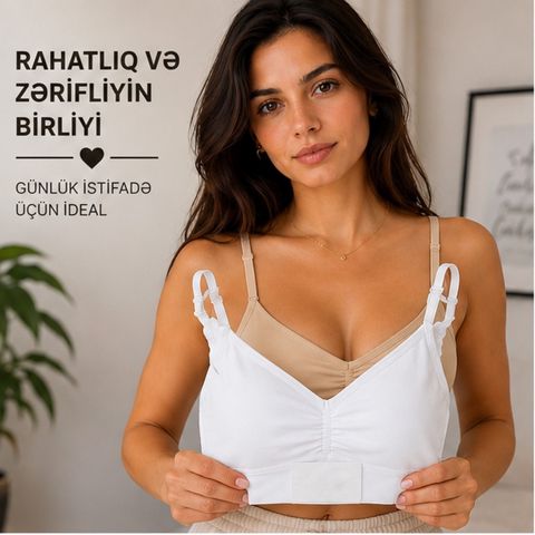 Qadınlar üçün çiyinbağları ilə top 2732990, ağ, ölçü One size — Bakı