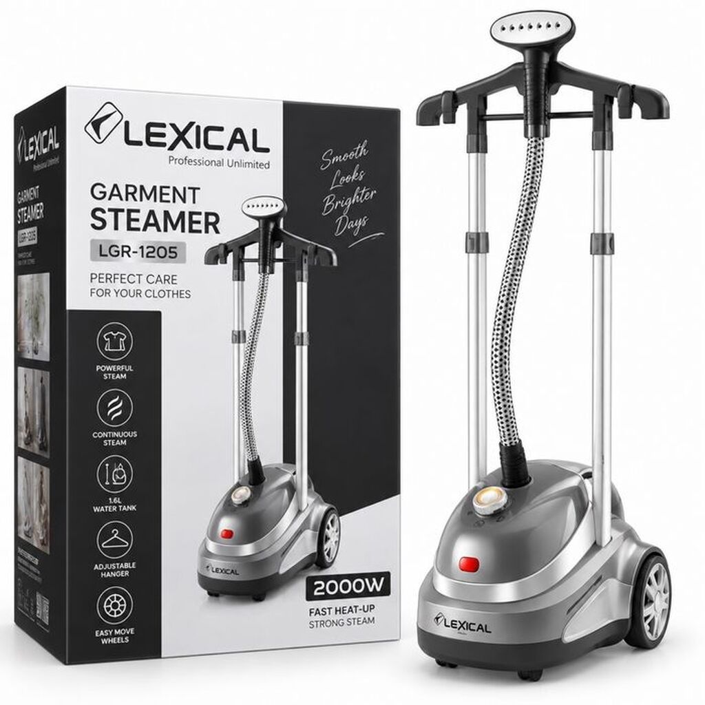 Buxarli ütü Lexıcal LGR-1205 geyim buxarlandırıcısı - Güc: 2000 W — Buxar soxucu, Bakı (2)