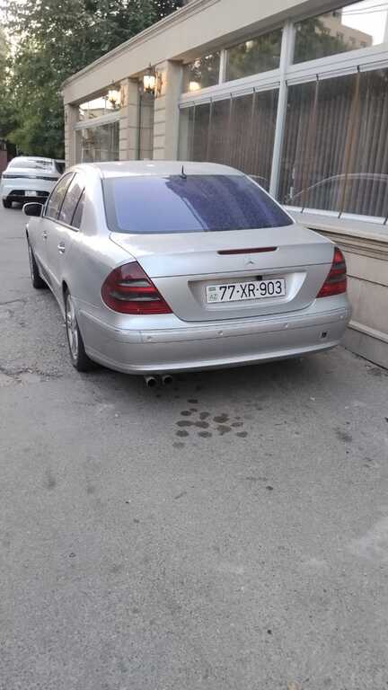 Mercedes E 220, 2.2 L, 2002 il, 428 000 km 77-XR-903 — Avtomobillər, Bakı (2)