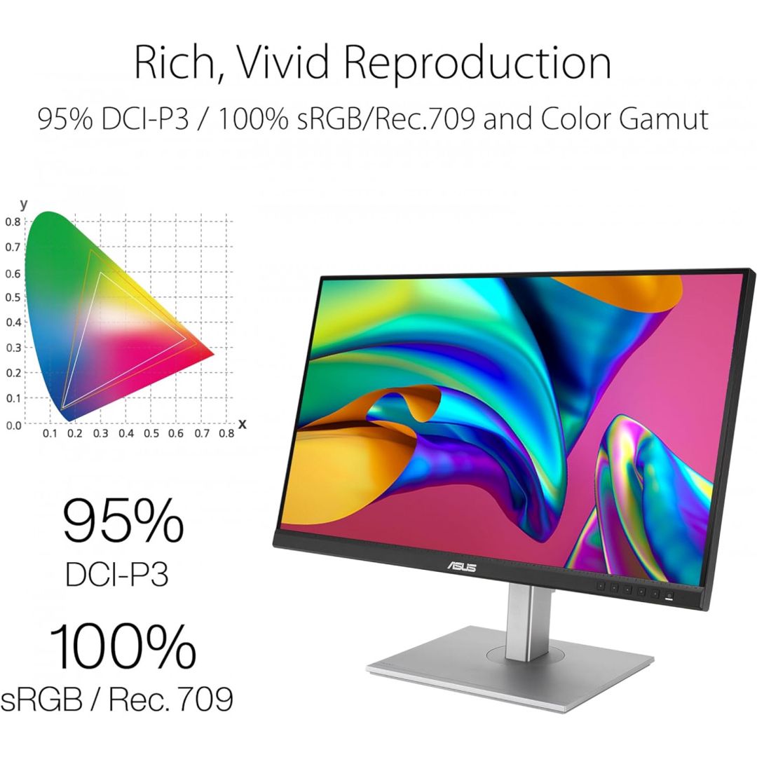 ASUS ProArt Display PA278CGV Professional Monitor — Monitorlər, Bakı (8)