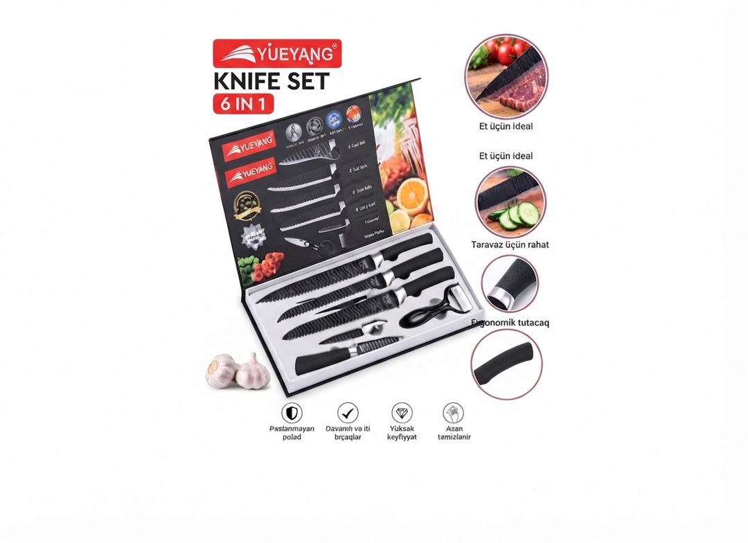 Bıçaq dəsti 5364, 6 parça — Mallar, Bakı