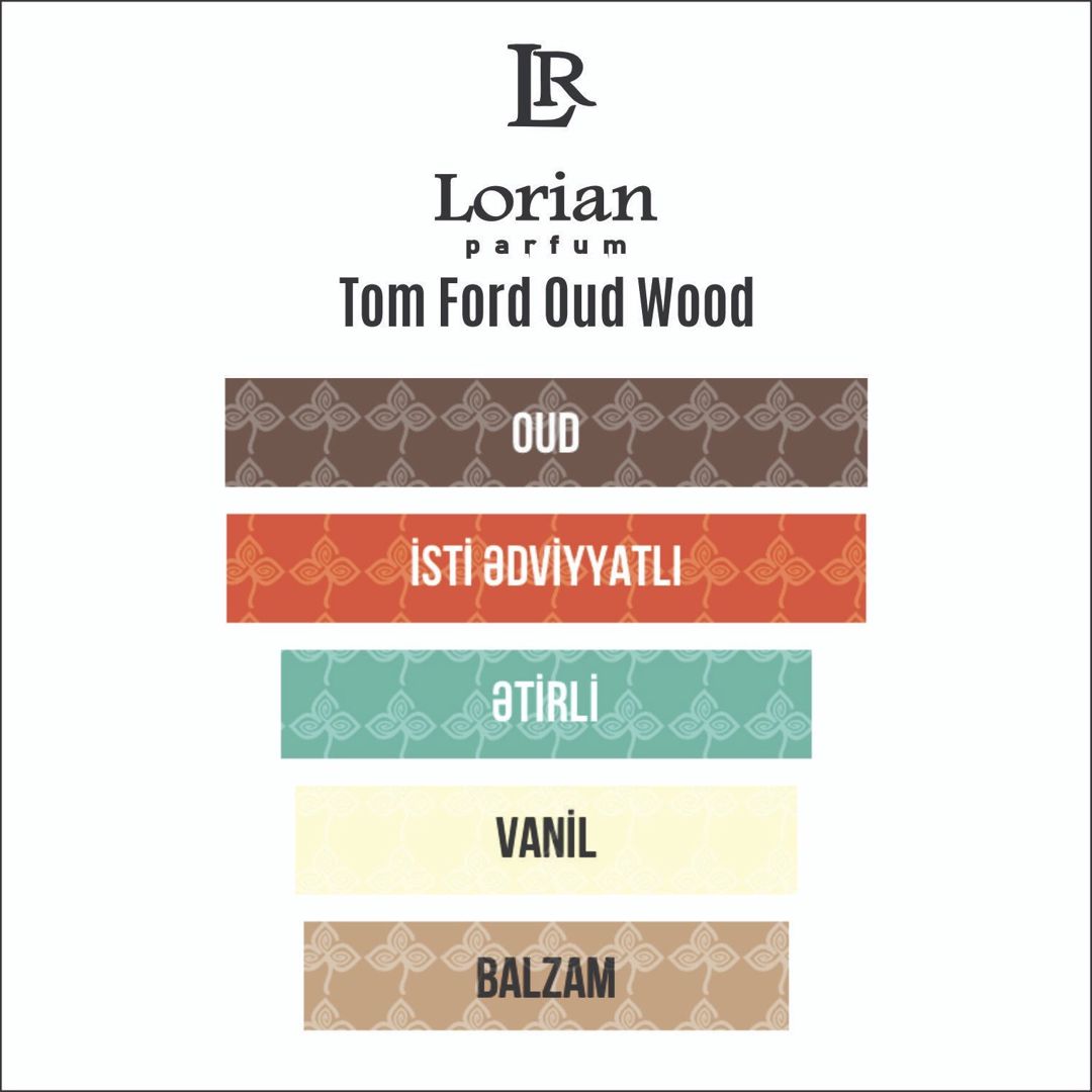 No Brand Oud Wood uniseks ətir suyu 50 ml - Lorian-886-50 — Mallar, Bakı (2)
