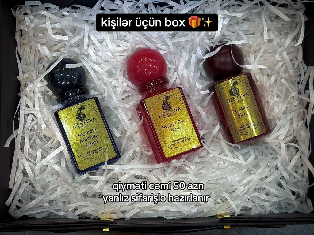 Destina Parfum 23 ml 20 35 ml 25 55 ml 37 100 ml 67 azn20 — Ətir, Bakı (2)