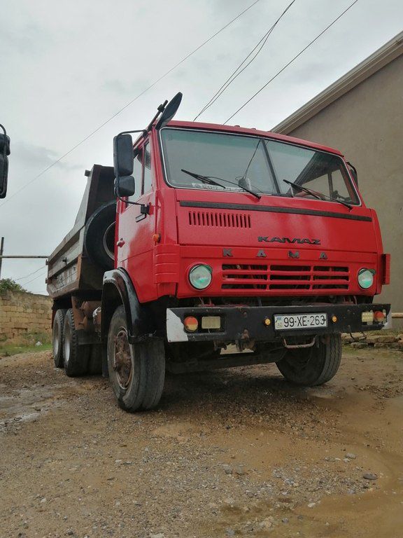 KamAz 55111, 11 L, 1988 il, 650 000 km 99-XE-263 — Yük maşınları, Bakı (2)