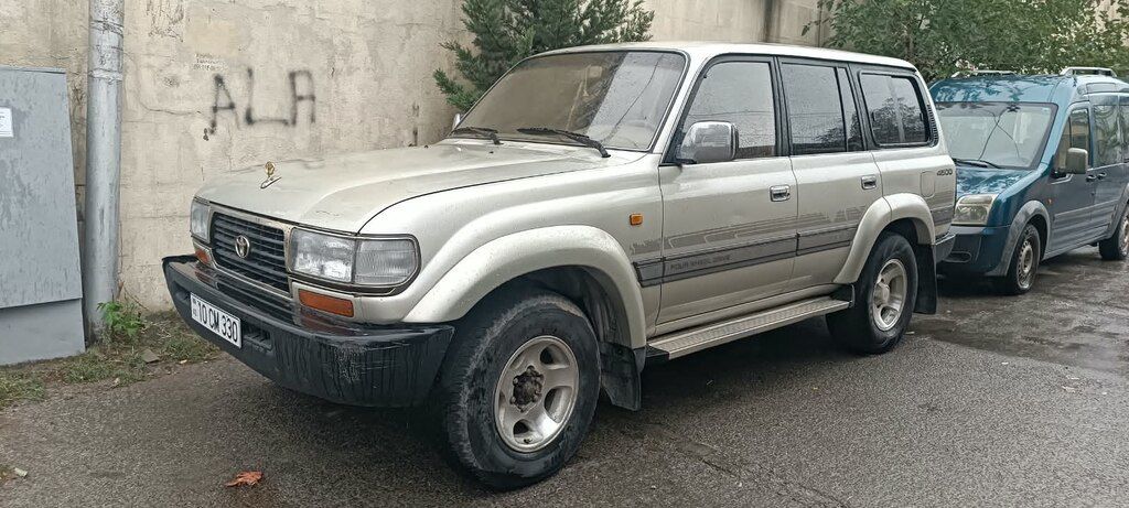 Toyota Land Cruiser, 4.5 L, 1995 il, 393 946 km 10-CM-330 — Avtomobillər, Bakı (4)