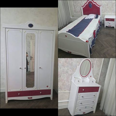 Oğlan və qız üçün, İşlənmiş, Təknəfərlik çarpayı, Dolab, Termo — Aişə Xanım — Балаларға арналғанның бәрі