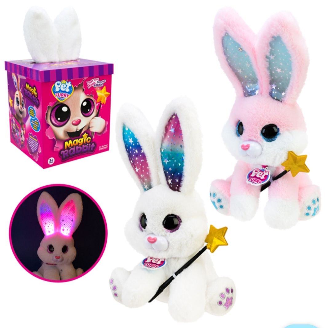Yumşaq oyuncaq Magic Rabbit, ağ, 20 sm — Yumşaq oyuncaqlar, Bakı (2)