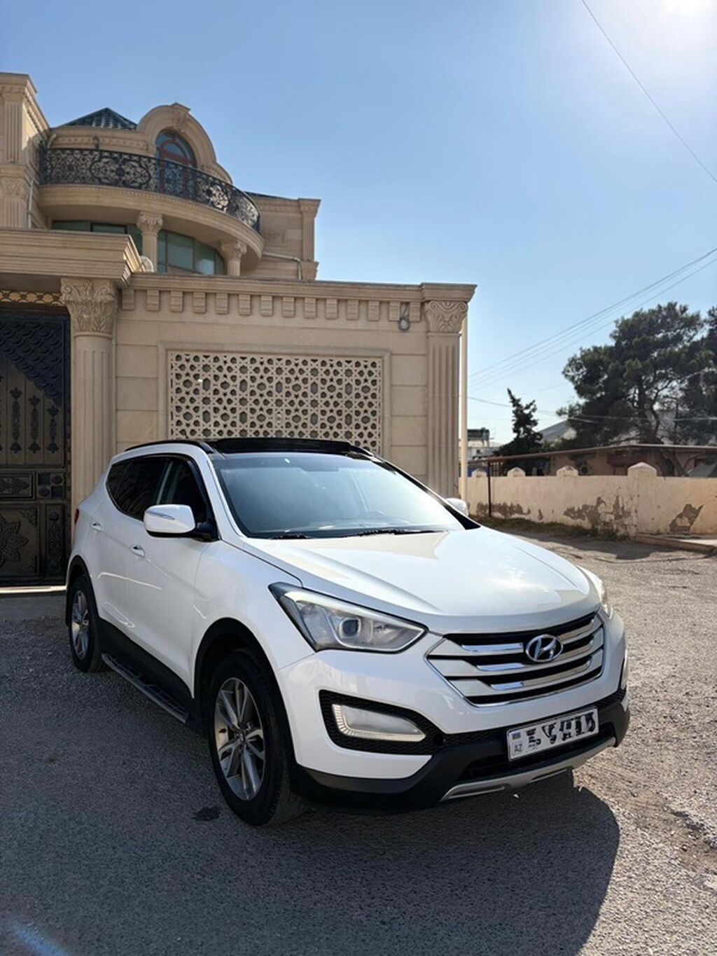 Hyundai Santa Fe – ağ bezdetal panaramik dam 4 ceken 7 yer. Ful — Avtomobillər, Qobustan (5)