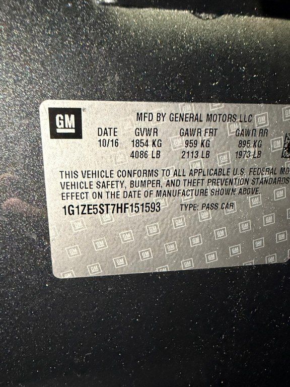 Chevrolet Malibu, 1.5 L, 2016 il, 164 000 km — Avtomobillər, Sumqayıt (10)