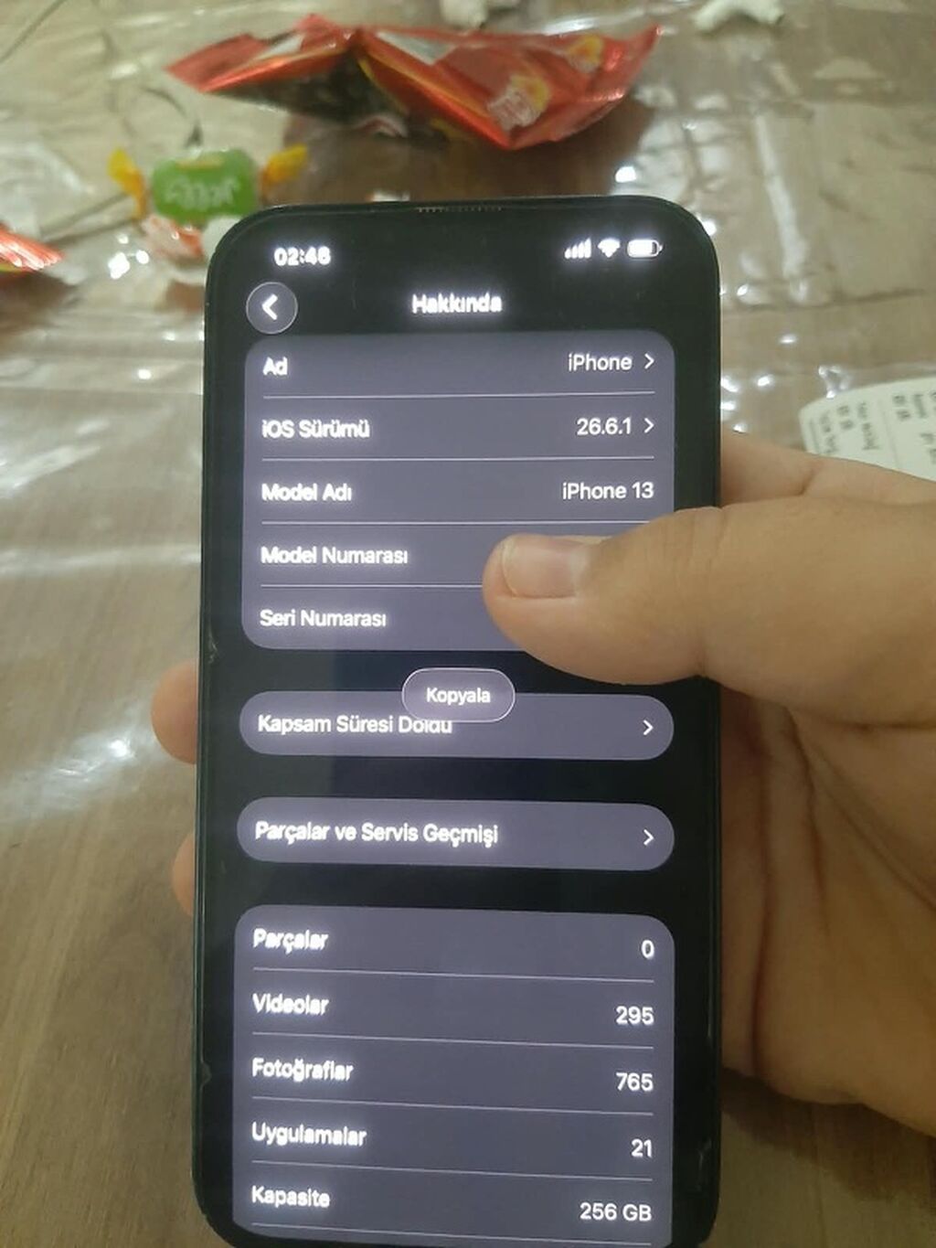 IPhone 13, 256 GB, Midnight, Zəmanət, Face ID — Apple iPhone, Xırdalan (8)