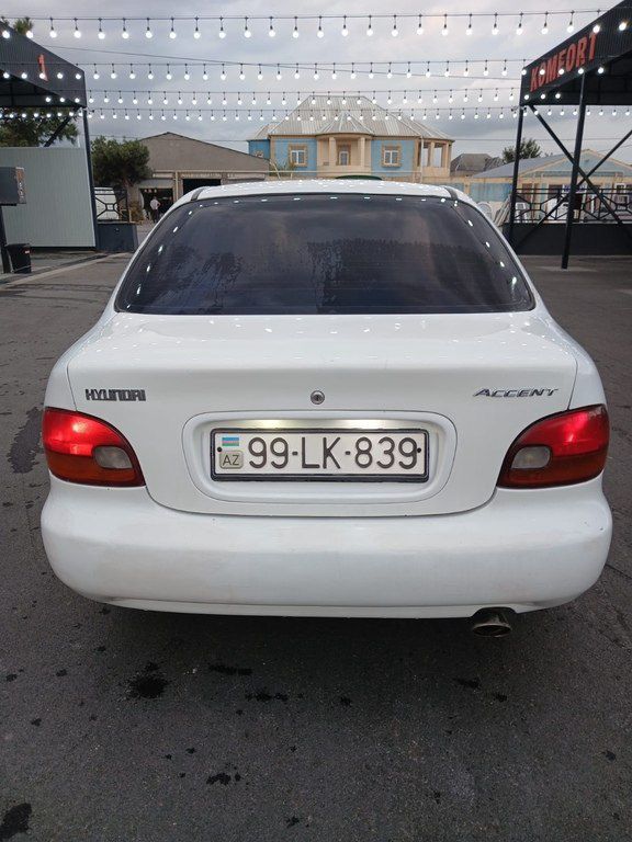 Hyundai Accent, 1.5 L, 1995 il, 383 182 km 99-LK-839 — Avtomobillər, Bakı (7)